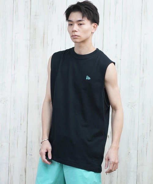 NEW ERA（ニューエラ）の「【ムラサキスポーツ限定】NEW ERA/ニューエラ タンクトップ バックプリント 14670950/14670951/14670952（タンクトップ・メンズ・ホワイト/ブラック/ブラック×グリーン・XXL/XL/L/M）」の18枚目の写真