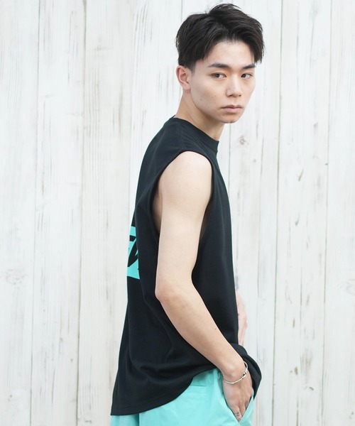 NEW ERA（ニューエラ）の「【ムラサキスポーツ限定】NEW ERA/ニューエラ タンクトップ バックプリント 14670950/14670951/14670952（タンクトップ・メンズ・ホワイト/ブラック/ブラック×グリーン・XXL/XL/L/M）」の21枚目の写真