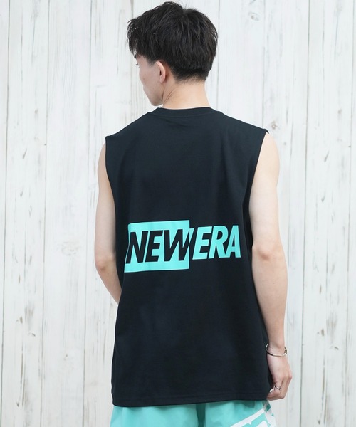 NEW ERA（ニューエラ）の「【ムラサキスポーツ限定】NEW ERA/ニューエラ タンクトップ バックプリント 14670950/14670951/14670952（タンクトップ・メンズ・ホワイト/ブラック/ブラック×グリーン・XXL/XL/L/M）」の20枚目の写真