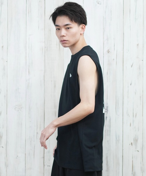 NEW ERA（ニューエラ）の「【ムラサキスポーツ限定】NEW ERA/ニューエラ タンクトップ バックプリント 14670950/14670951/14670952（タンクトップ・メンズ・ホワイト/ブラック/ブラック×グリーン・XXL/XL/L/M）」の12枚目の写真