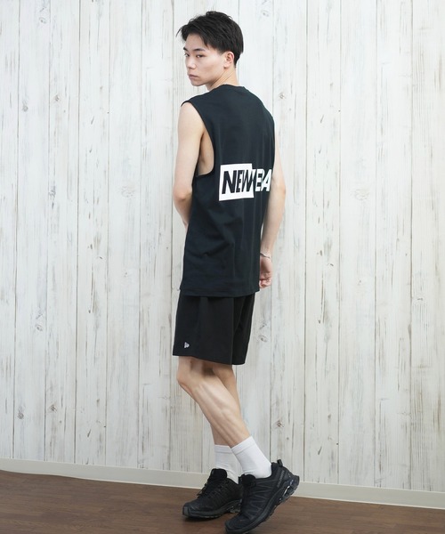 NEW ERA（ニューエラ）の「【ムラサキスポーツ限定】NEW ERA/ニューエラ タンクトップ バックプリント 14670950/14670951/14670952（タンクトップ・メンズ・ホワイト/ブラック/ブラック×グリーン・XXL/XL/L/M）」の16枚目の写真