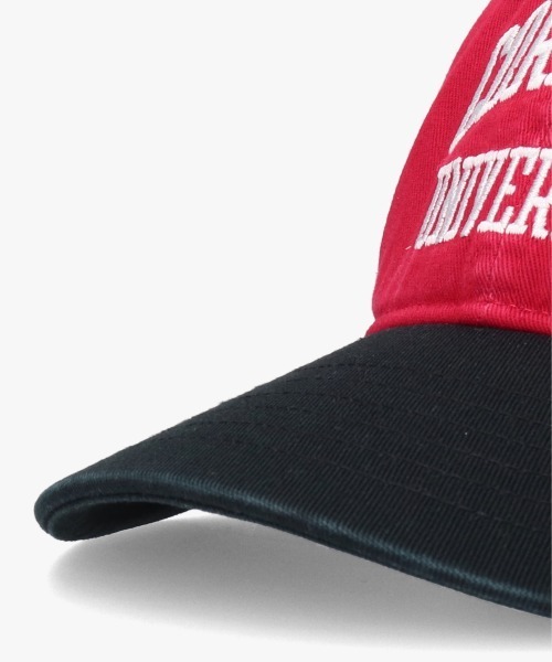 OVERRIDE（オーバーライド）の「Cornell USC WASHED 2TONE CAP / カレッジ（キャップ・メンズ・レッド・57~59cm）」の7枚目の写真