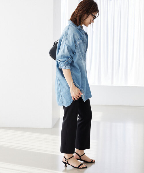 プラージュHealthy denim ヘルシーデニム別注BIGデニムシャツ Healthy denim ブラウス シャツ 「Healthy / ヘルシーデニム