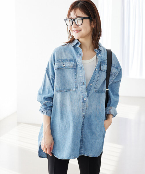 追加》Healthy DENIM/ヘルシーデニム SLOBE別注 ビッグシャツ