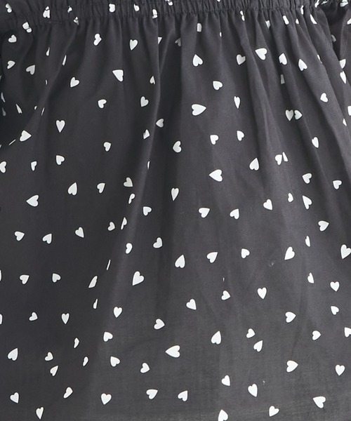 pairmanon(ペアマノン)の「【ふんわりワッフル】ワッフル オフショル ドッキングブラウス(シャツ/ブラウス・キッズ・ライトベージュ/ブラック/アイボリー・120/110/140/130/90/100/150)」の5枚目の写真