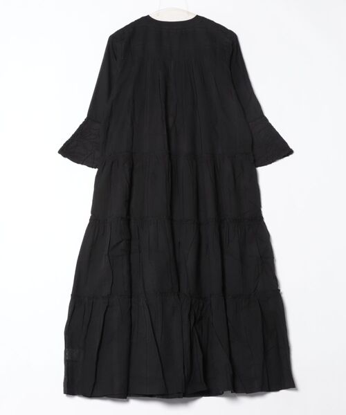 チャイハネ（チャイハネ）の「【チャイハネ】インティアティアードワンピース（ワンピース・レディース・ホワイト/グリーン/ブラック・FREE）」の4枚目の写真