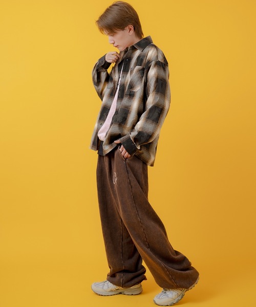 improves（インプローブス）の「ブリーチ オンブレ チェックシャツ（シャツ/ブラウス・メンズ・チャコール/ホワイト/ブラウン/ブルー・MEDIUM/X-LARGE/LARGE）」の16枚目の写真