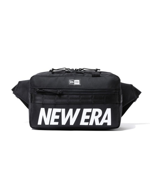 NEW ERA(ニューエラ)の「NEW ERA/ニューエラ ウエストポーチ スクエア ウエストバッグ 7L プリントロゴブラック/ブラック/ナイロンツイルブラック 14521303/14521304/14392106(ボディバッグ/ウエストポーチ・メンズ・ブラック/ブラック×ホワイト/ブラック×ブラック・FREE)」の6枚目の写真