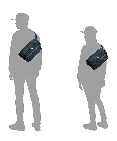 ニューエラ スクエア ウエストバッグ 7L ナイロンツイル スクエア ウエストバッグ 7L ナイロンツイル ブラック