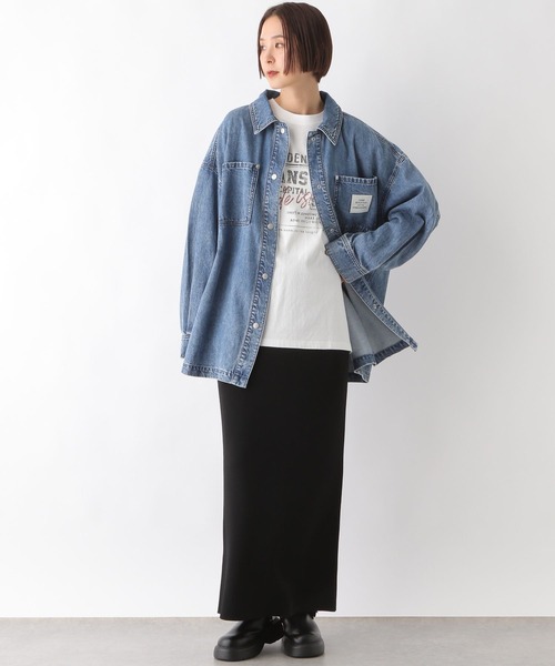 大きいサイズメンズ グラフィックパーカー 、エコー セットアップ、ロンT LEPSIM（レプシィム）の「ヴィンテージロンT 288547（Tシャツ