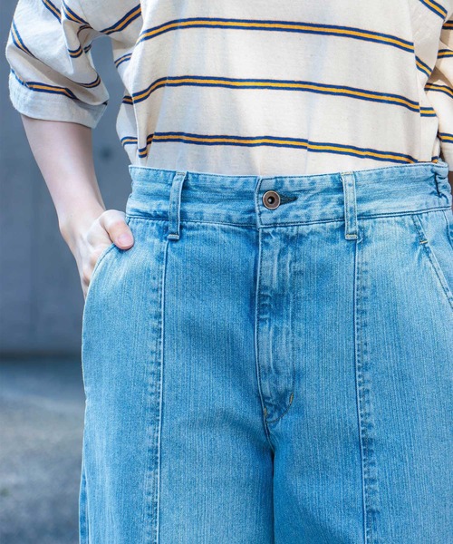 D.M.G / ディーエムジー ] 10ozムラ糸デニム アーモンドパンツ