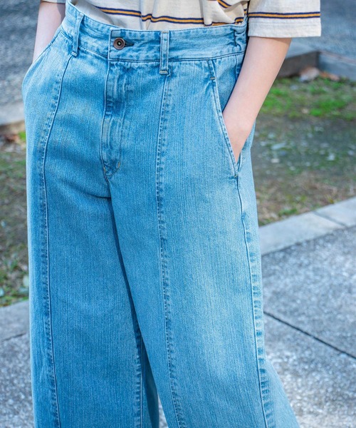 D.M.G / ディーエムジー ] 10ozムラ糸デニム アーモンドパンツ