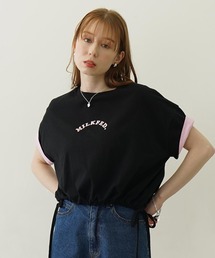 MILKFED. | COLORED SLEEVE EDGE S/S TOP(Tシャツ/カットソー)