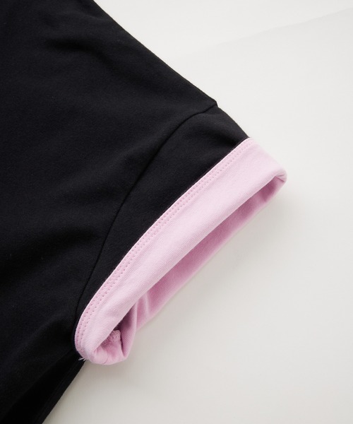 MILKFED.（ミルクフェド）の「COLORED SLEEVE EDGE S/S TOP（Tシャツ/カットソー・レディース・ブラウン/ブラック/オフホワイト・ONE SIZE）」の12枚目の写真