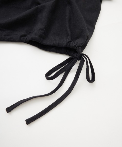 MILKFED.（ミルクフェド）の「COLORED SLEEVE EDGE S/S TOP（Tシャツ/カットソー・レディース・ブラウン/ブラック/オフホワイト・ONE SIZE）」の9枚目の写真