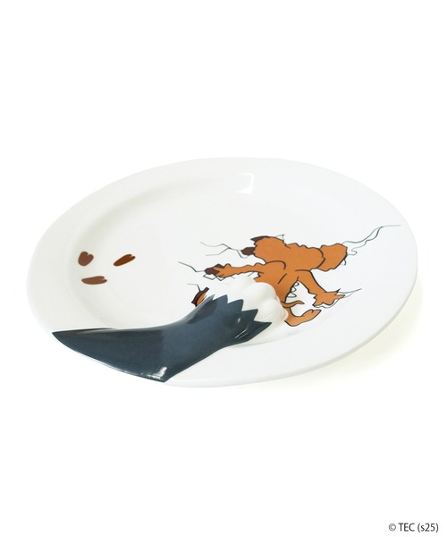 Tom&Jerry(トムアンドジェリー)の「【公式】トムとジェリー ぺちゃんこプレート(食器・レディース・ホワイト・FREE)」の5枚目の写真
