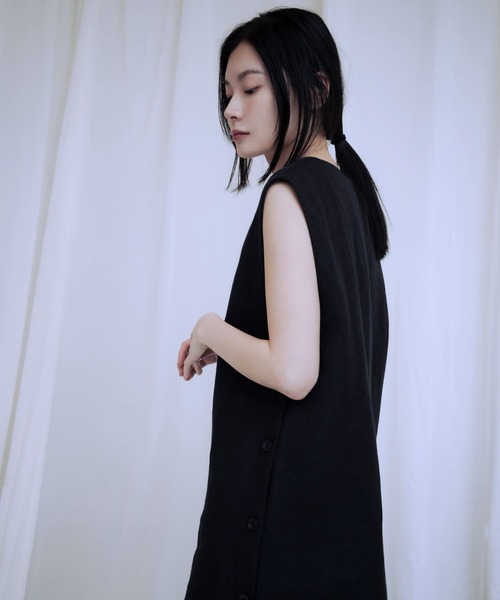 new basic　リネンチュニックベスト セール】new basic リネンチュニックベスト（ベスト）｜URBAN