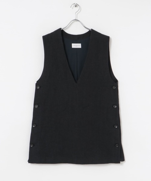 セール】new basic リネンチュニックベスト（ベスト）｜URBAN