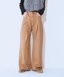 JEANASIS（ジーナシス）の「カラータックデニムワイドパンツ/322713（デニムパンツ）」