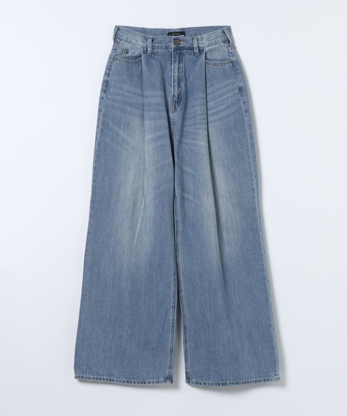 JEANASIS カラータックデニムワイドパンツ タックデニムワイドパンツ | [公式]ジーナシス （JEANASIS）通販