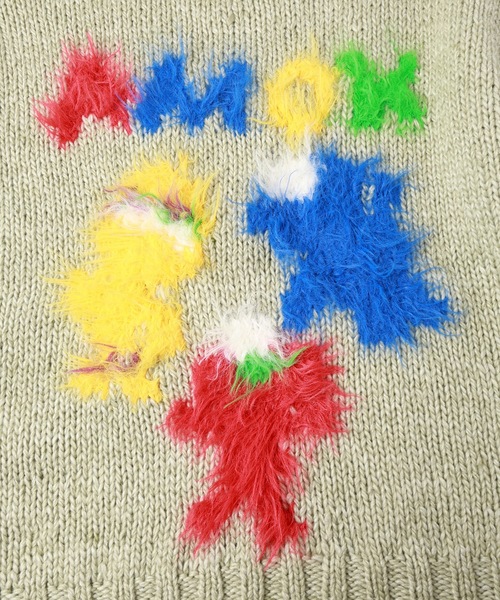 amok（アモク）の「MONSTER KNIT（ニット/セーター・メンズ・ミント/ブラック・S/M）」の9枚目の写真