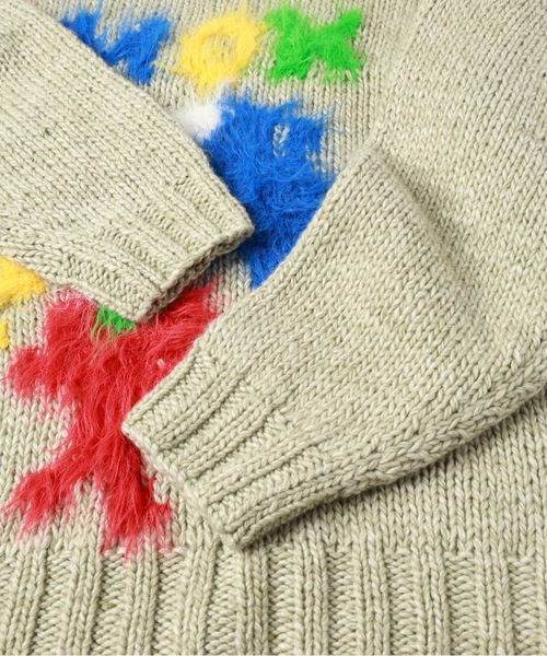 amok（アモク）の「MONSTER KNIT（ニット/セーター・メンズ・ミント/ブラック・S/M）」の10枚目の写真