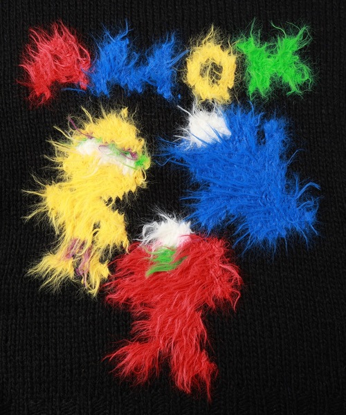 amok（アモク）の「MONSTER KNIT（ニット/セーター・メンズ・ミント/ブラック・S/M）」の12枚目の写真