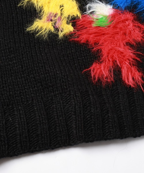 amok フリンジデザイン ニットセーター アモク amok（アモク