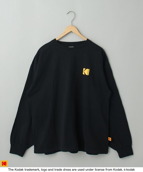 セール】【Kodak/コダック】ロゴアイコンプリントロングTシャツ