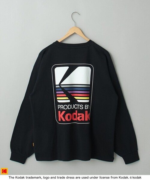 KODAK★大人気★エッセンシャル長袖Ｔシャツ♪ セール】【Kodak/コダック】ロゴアイコンプリントロングTシャツ