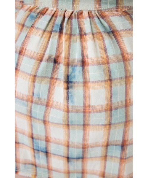 MOUSSY(マウジー)の「【セットアップ対応】BLEACH CHECK スカート(スカート・レディース・オレンジ系その他/オフホワイト・1/2)」の9枚目の写真