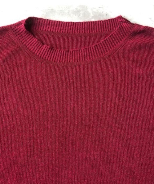 maison de LATIR(メゾンドラティール)の「フレンチスリーブ半袖サマーニット(Tシャツ/カットソー・レディース・ワイン/カーキ/ホワイト/ピンク/グリーン/マスタード/ブラック・ONESIZE)」の15枚目の写真