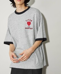 CITEN | ＜CITEN＞ハートモチーフロゴリンガーT(Tシャツ/カットソー)