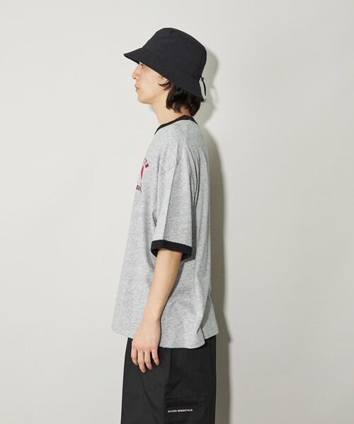 CITEN(シテン)の「<CITEN>ハートモチーフロゴリンガーT(Tシャツ/カットソー・メンズ・グレー・S/M/L)」の5枚目の写真