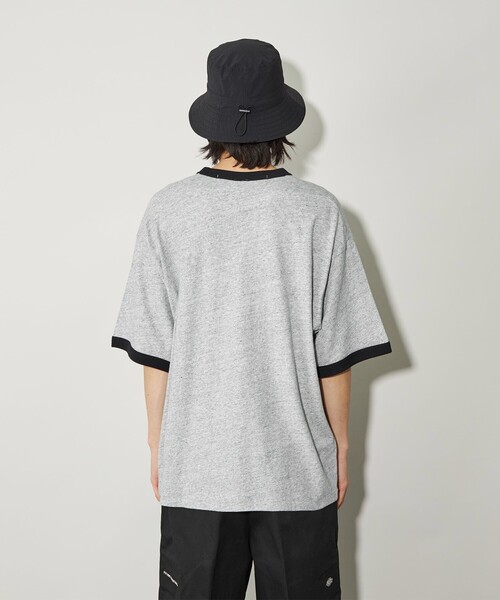 CITEN(シテン)の「<CITEN>ハートモチーフロゴリンガーT(Tシャツ/カットソー・メンズ・グレー・S/M/L)」の6枚目の写真