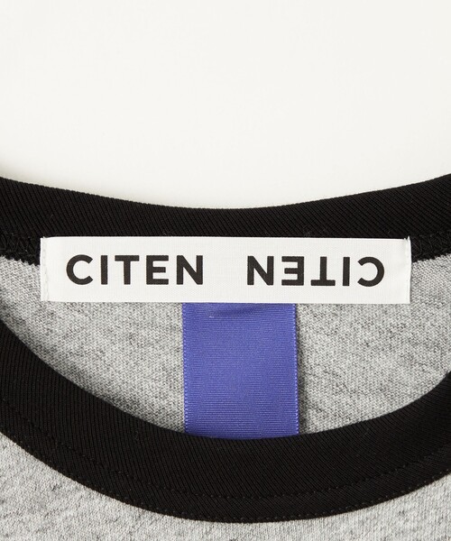 CITEN(シテン)の「<CITEN>ハートモチーフロゴリンガーT(Tシャツ/カットソー・メンズ・グレー・S/M/L)」の13枚目の写真