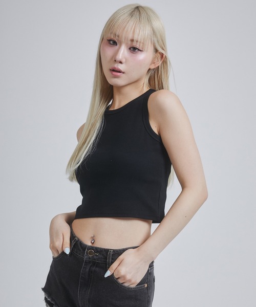 ENVYM（アンビー）の「アメスリタンクトップ（タンクトップ・レディース・ブラック/イエロー/ホワイト・FREE）」の4枚目の写真