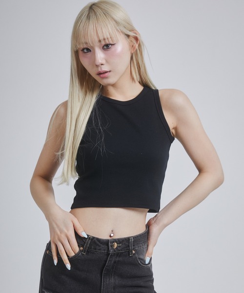 ENVYM（アンビー）の「アメスリタンクトップ（タンクトップ・レディース・ブラック/イエロー/ホワイト・FREE）」の5枚目の写真