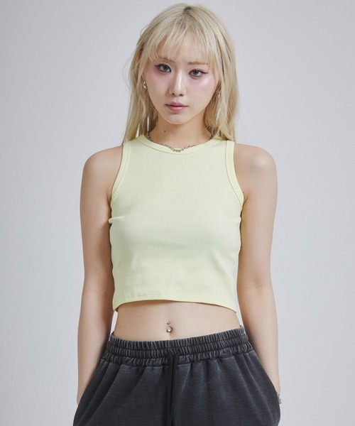 ENVYM（アンビー）の「アメスリタンクトップ（タンクトップ・レディース・ブラック/イエロー/ホワイト・FREE）」の17枚目の写真