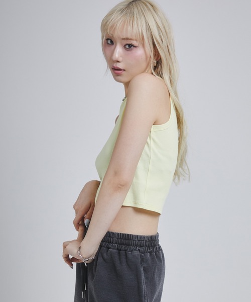 ENVYM（アンビー）の「アメスリタンクトップ（タンクトップ・レディース・ブラック/イエロー/ホワイト・FREE）」の19枚目の写真