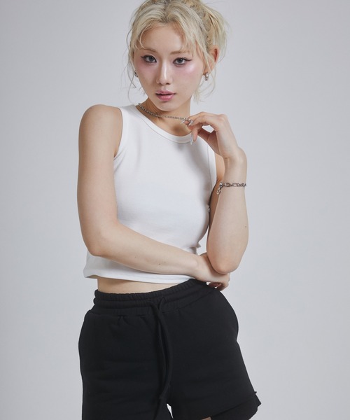 ENVYM（アンビー）の「アメスリタンクトップ（タンクトップ・レディース・ブラック/イエロー/ホワイト・FREE）」の11枚目の写真