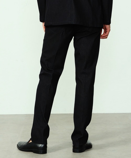EDWIN(エドウィン)の「EDWIN エドウィン デニスラ AIR スリムテーパード スラックス トラウザー ストレッチ ビジネス(スラックス・メンズ・インディゴブルー/ブラック/ブルーグレー・LARGE/X-LARGE/MEDIUM/SMALL)」の8枚目の写真