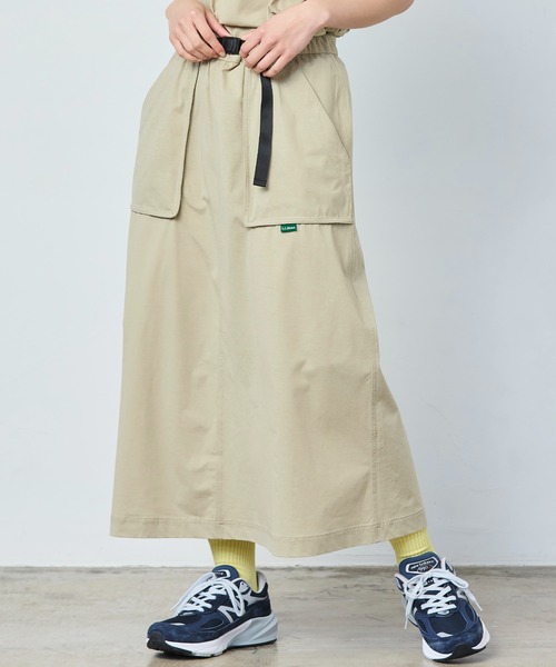 L.L.Bean（エルエルビーン）の「【JAPAN EDITION】サンフォード・ロング・スカート（スカート・レディース・ネイビー/ブラック系/タン・MEDIUM/SMALL）」の9枚目の写真