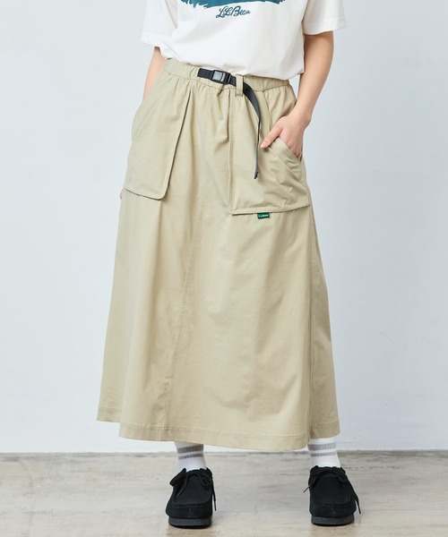 L.L.Bean（エルエルビーン）の「【JAPAN EDITION】サンフォード・ロング・スカート（スカート・レディース・ネイビー/ブラック系/タン・MEDIUM/SMALL）」の14枚目の写真