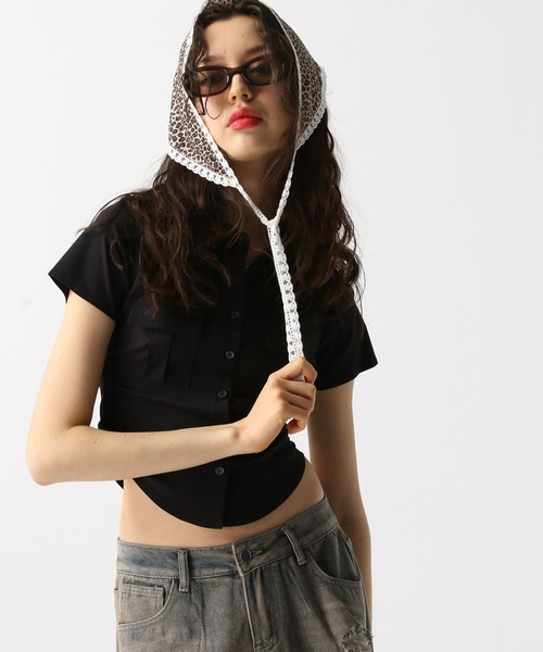 FOREVER 21(フォーエバー トゥエンティーワン)の「アソート柄バブーシュカ(その他ヘアアクセサリー・レディース・ブラウン系その他/ブラック・FREE)」の6枚目の写真