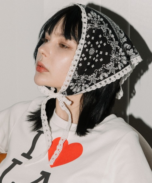 FOREVER 21(フォーエバー トゥエンティーワン)の「アソート柄バブーシュカ(その他ヘアアクセサリー・レディース・ブラウン系その他/ブラック・FREE)」の20枚目の写真