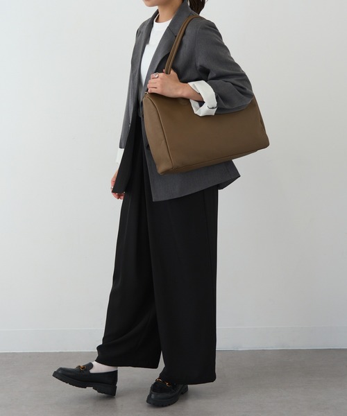 TIDEWAY（タイドウェイ）の「【TIDEWAY】PUF THE BOSTON M ※T3133（ボストンバッグ・レディース・ブラック/ブラウン/グレー・FREE）」の15枚目の写真