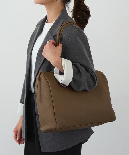 TIDEWAY（タイドウェイ）の「【TIDEWAY】PUF THE BOSTON M ※T3133（ボストンバッグ・レディース・ブラック/ブラウン/グレー・FREE）」の11枚目の写真