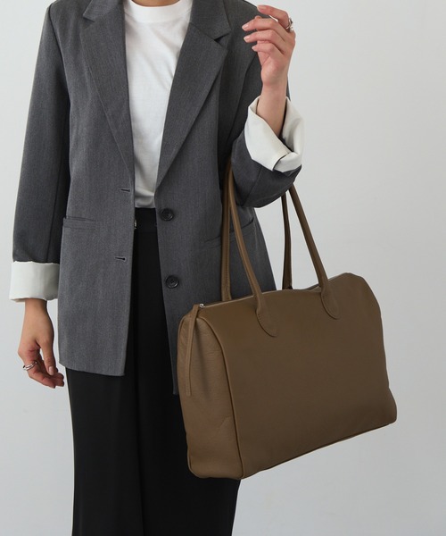 TIDEWAY（タイドウェイ）の「【TIDEWAY】PUF THE BOSTON M ※T3133（ボストンバッグ・レディース・ブラック/ブラウン/グレー・FREE）」の13枚目の写真