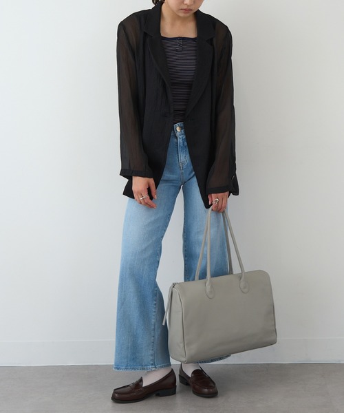 TIDEWAY（タイドウェイ）の「【TIDEWAY】PUF THE BOSTON M ※T3133（ボストンバッグ・レディース・ブラック/ブラウン/グレー・FREE）」の7枚目の写真